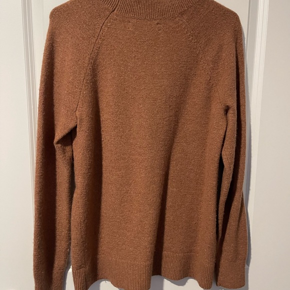 LOFT Camel Mock-neck Sweater - Picture 6 of 7